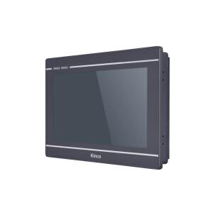 IHM industrial GL100 com tela TFT 10,1 polegadas, resolução 1024x600px, 16,77 milhões de cores, proteção IP65, alimentação 24VDC e interfaces RS232, RS422, RS485 e armazenamento USB