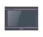 IHM industrial GL100E com tela TFT 10,1 polegadas, resolução 1024x600px, 16,77 milhões de cores, proteção IP65, alimentação 24VDC, Ethernet 10/100 Mbps, USB Host e interfaces RS232, RS422, RS485