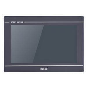 IHM industrial GL100E com tela TFT 10,1 polegadas, resolução 1024x600px, 16,77 milhões de cores, proteção IP65, alimentação 24VDC, Ethernet 10/100 Mbps, USB Host e interfaces RS232, RS422, RS485