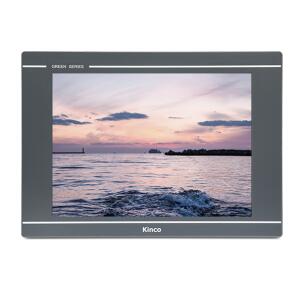 IHM industrial GL150E com tela TFT 15 polegadas, resolução 1024x768px, 65K cores, CPU ARM RISC 800MHz, 128MB DDR3, 256MB Flash, proteção IP65, Ethernet 10/100 Mbps e interfaces RS232, RS422, RS485