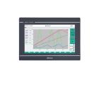 IHM industrial GL2100E com tela TFT resistiva 10,1 polegadas, resolução 1024x600px, 16,2 milhões de cores, CPU 1GHz, 256MB RAM, 4GB armazenamento, proteção IP65, Ethernet 10/100 Mbps e interfaces RS232, RS422, RS485