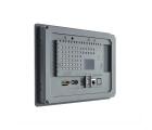 IHM industrial GL2100E com tela TFT resistiva 10,1 polegadas, resolução 1024x600px, 16,2 milhões de cores, CPU 1GHz, 256MB RAM, 4GB armazenamento, proteção IP65, Ethernet 10/100 Mbps e interfaces RS232, RS422, RS485