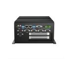 Box PC industrial fanless WEBS-7102-8565UA com processador Intel Core i7-8565U 8ª geração, 8GB RAM, SSD 120GB, 6x portas COM, 2x RJ45, HDMI, VGA, 2x slots PCIe e alimentação 9-36V