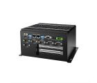 Box PC industrial fanless WEBS-7102-8565UA com processador Intel Core i7-8565U 8ª geração, 8GB RAM, SSD 120GB, 6x portas COM, 2x RJ45, HDMI, VGA, 2x slots PCIe e alimentação 9-36V