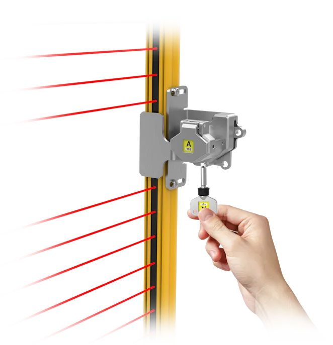 Sistema de Intertravamento para Cortina (Trapped Key)