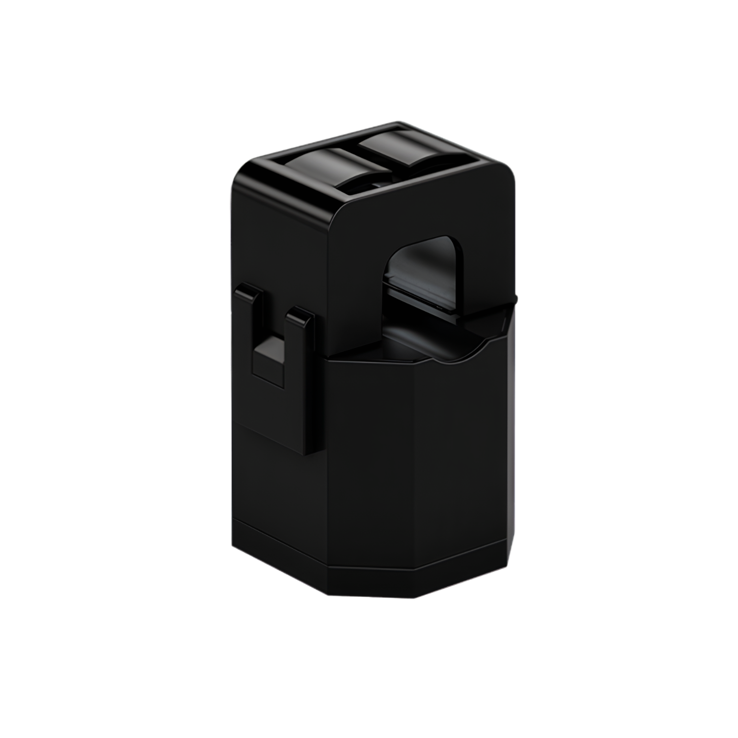 Transformador de corrente Low-Power bipartido Janitza CT-SC-010-500-75 com primário 75A, classe de precisão 0,5, saída 333mV, diâmetro até 9,5mm, cabo 5 metros para medidores UMG 800 e UMG 801