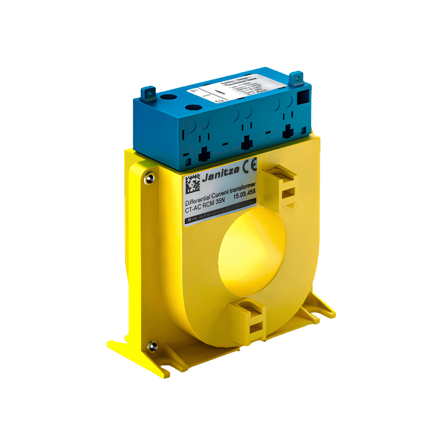 Transformador de corrente residual CT-AC RCM 110N Janitza 700/1A para monitoramento elétrico e detecção de fuga