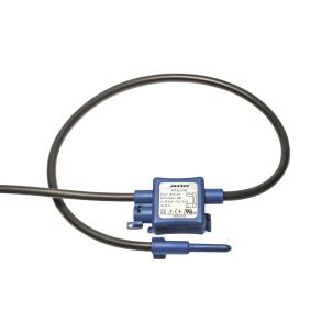 Transformador de corrente flexível tipo bobina Rogowski Janitza 15.03.610 com diâmetro interno 175mm, cabo 3 metros, classe de precisão 0,5 e conector mini-DIN para medição precisa em sistemas elétricos industriais