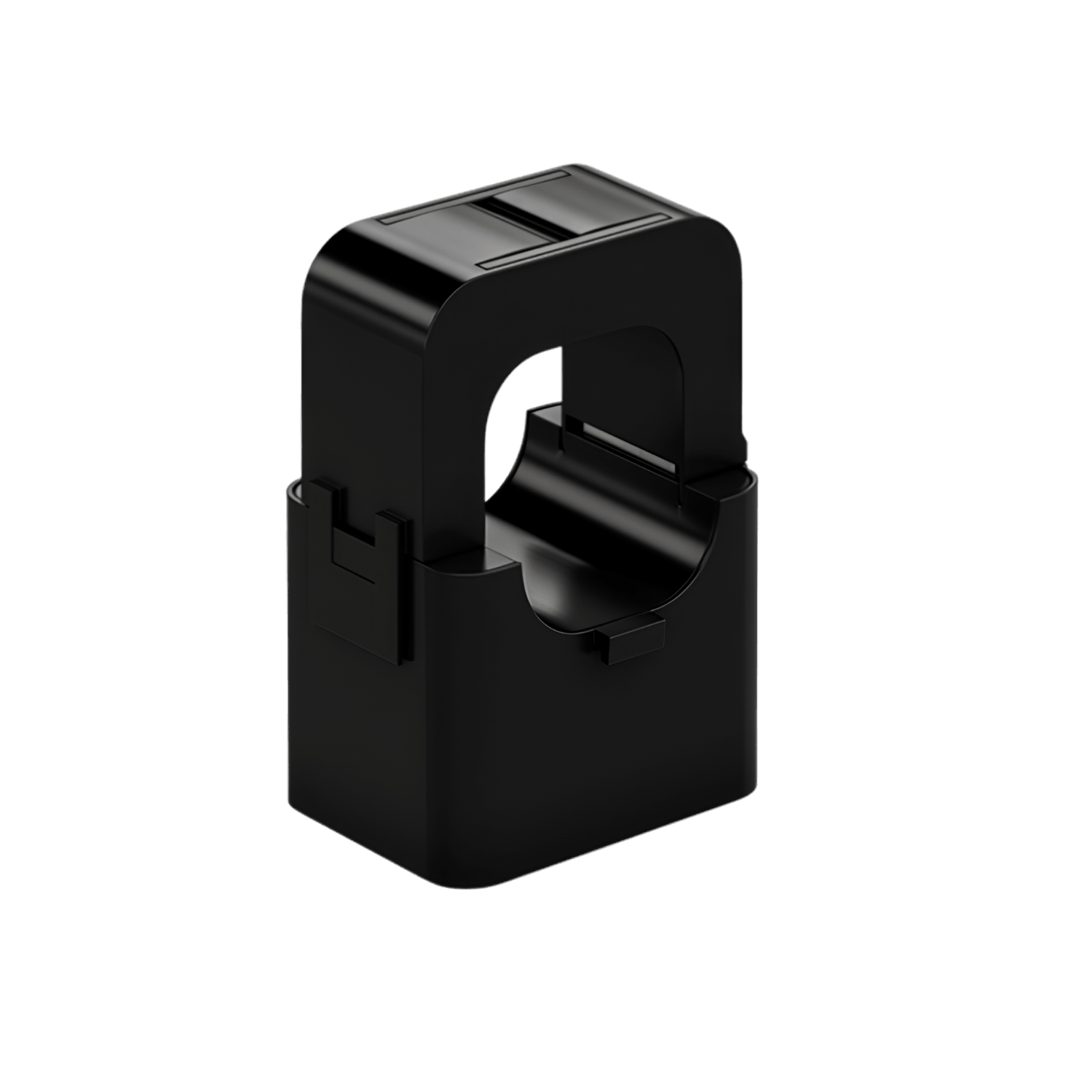 Transformador de corrente Low-Power bipartido Janitza CT-SC-024-500-100 com primário 100A, classe de precisão 0,5, saída 333mV, diâmetro até 23,3mm, cabo 5 metros para medidores UMG 800 e UMG 801