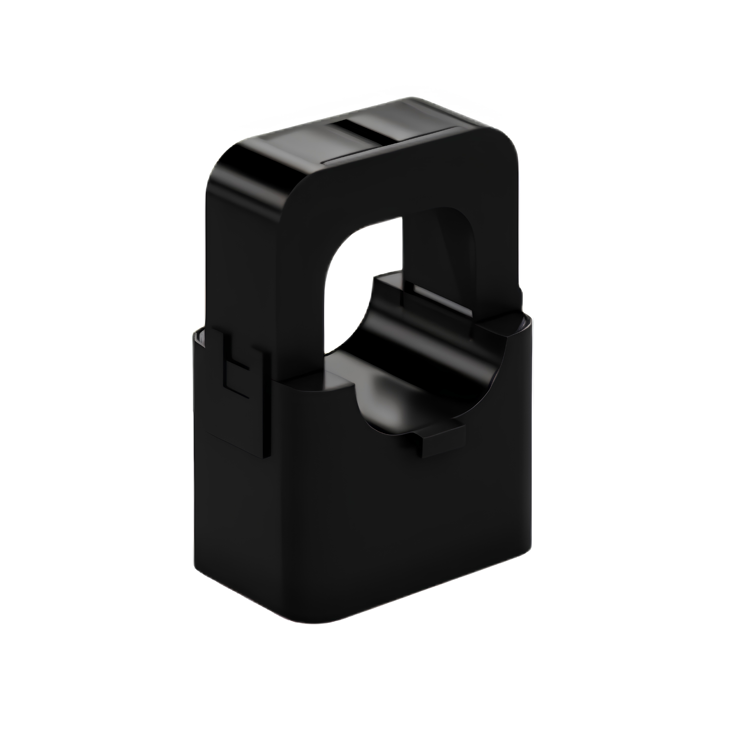 Transformador de corrente Low-Power bipartido Janitza CT-SC-024-500-200 com primário 200A, saída 333mV, classe de precisão 0,5, diâmetro interno 24mm, cabo 5 metros para medidores UMG 800 e UMG 801